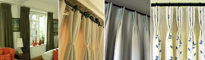 Triple Pleat Curtains Montage